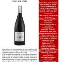 Berthet-Rayne - ERATO rouge sans sulfite ajouté bio