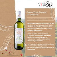 Château Franc Baudron, Bordeaux VERSO BLANC BIO