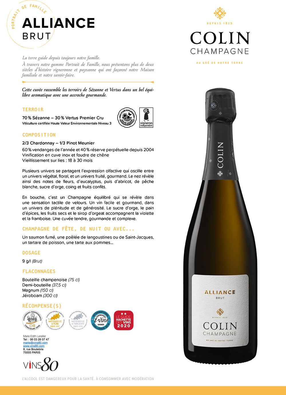 Champagne Colin - Cuvée Alliance