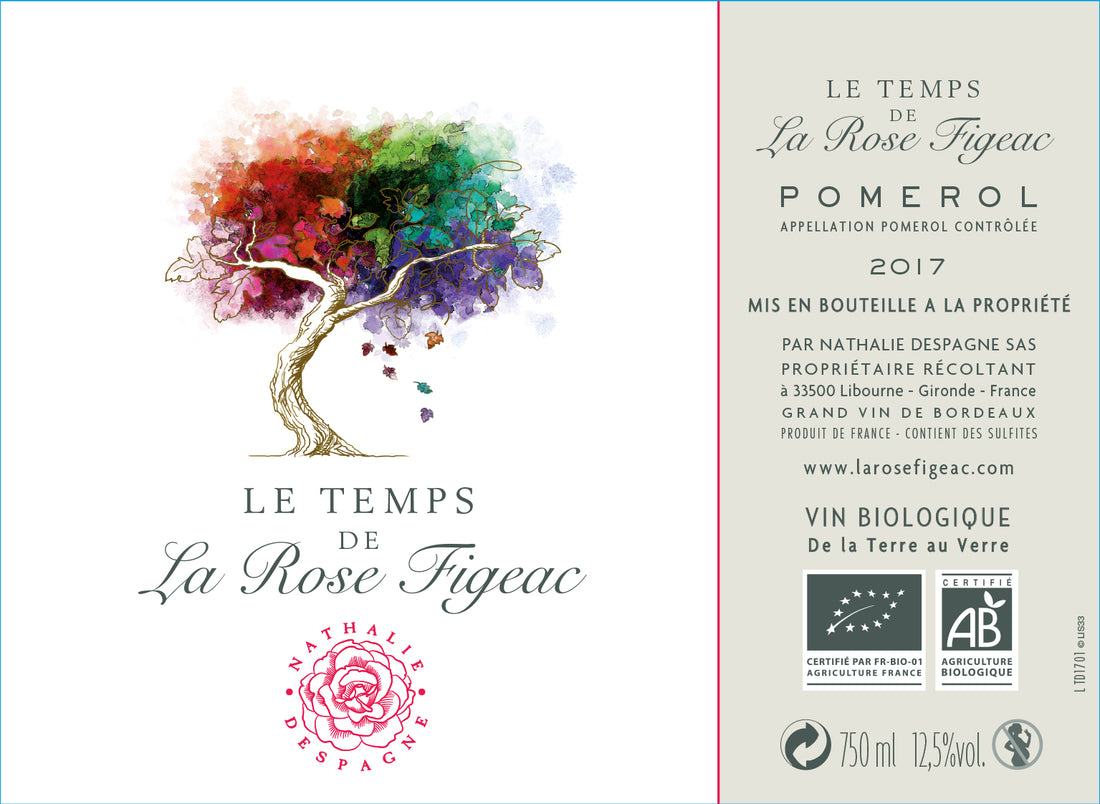 LE TEMPS DE LA ROSE FIGEAC,  Second Vin du Château La Rose Figeac