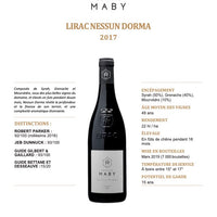 Domaine Maby - LIRAC Rouge NESSUM DORMA