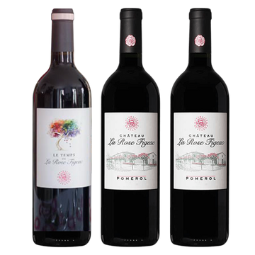 Château La Rose Figeac, Pomerol,  bio Coffret découverte 3 bouteilles