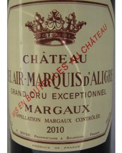 Château Bel Air Marquis D'Aligre 2010 - Margaux 